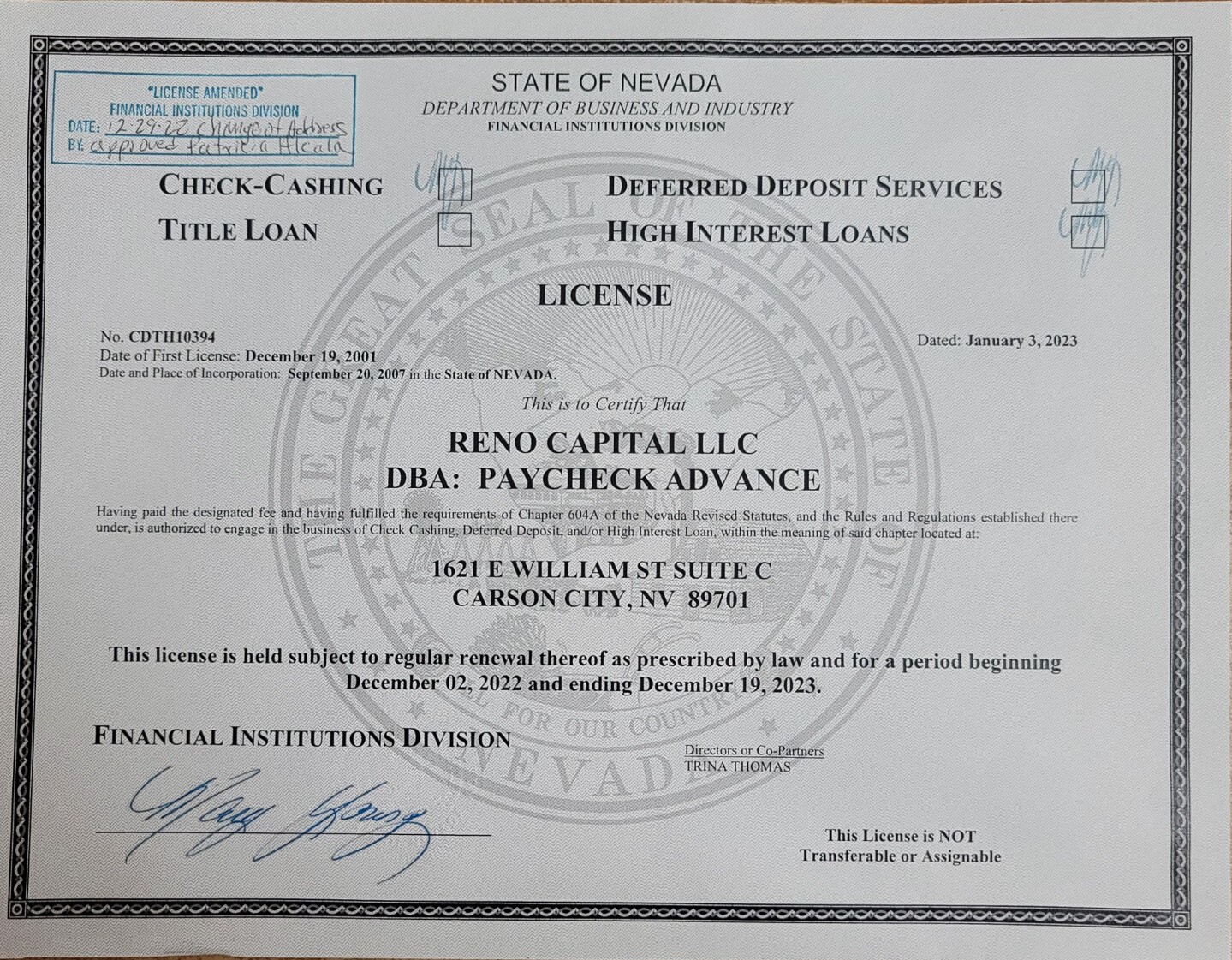 banklicense